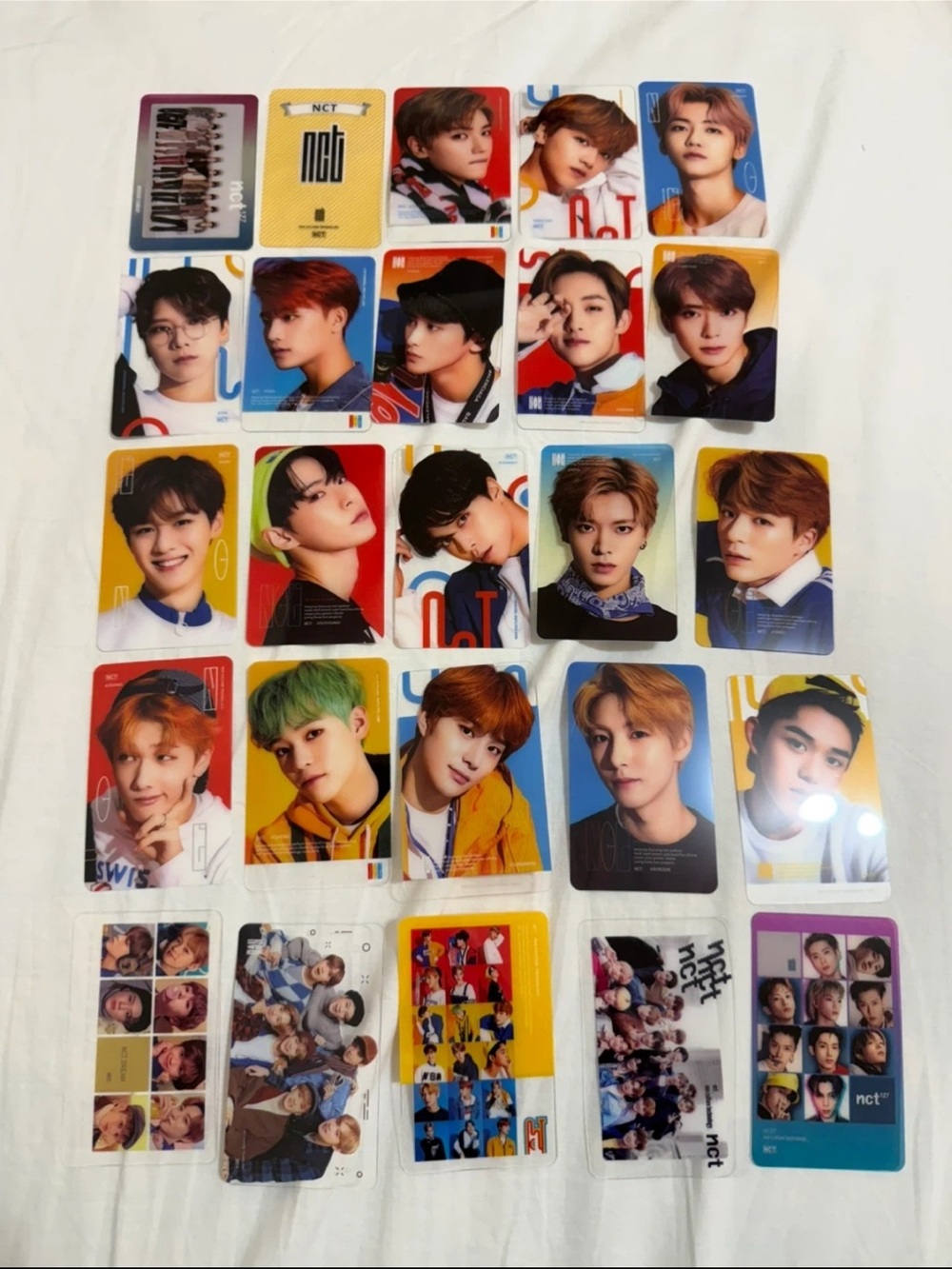 [3 FOR $10] kpop NCT transparent cards